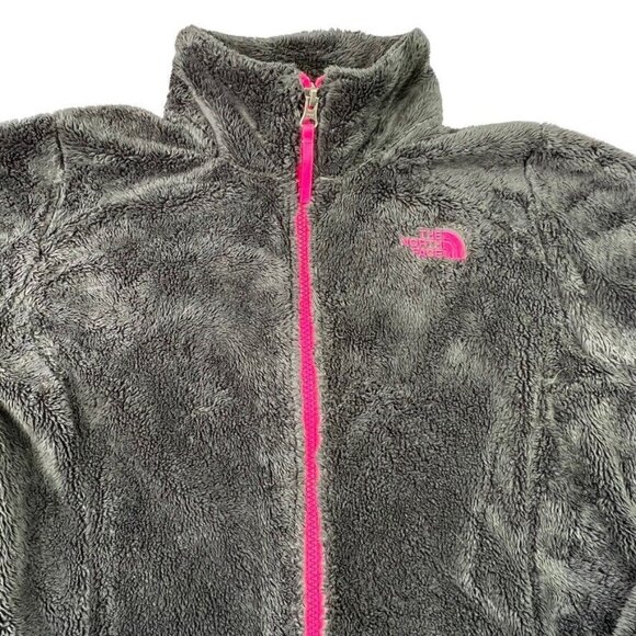 The North Face Girls Osolita Jacket Size XL Black‎ Pink - Fleece Lining Only! - Picture 3 of 10